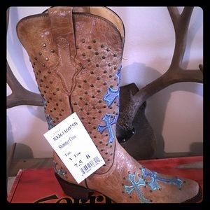 FERRINI “Shimmer Cross” Cowgirl Boot